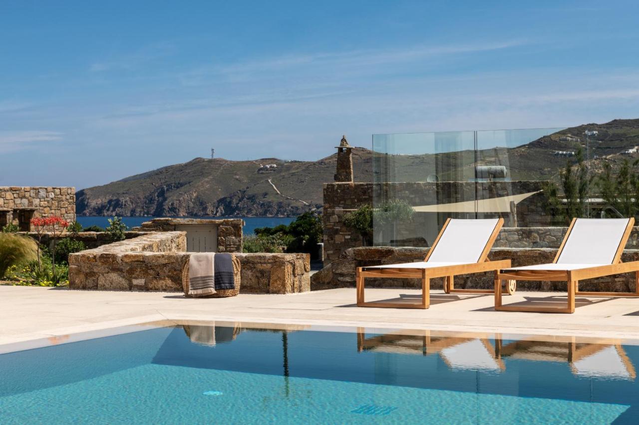 Mykonos Ag Villas In Ftelia Beach エクステリア 写真