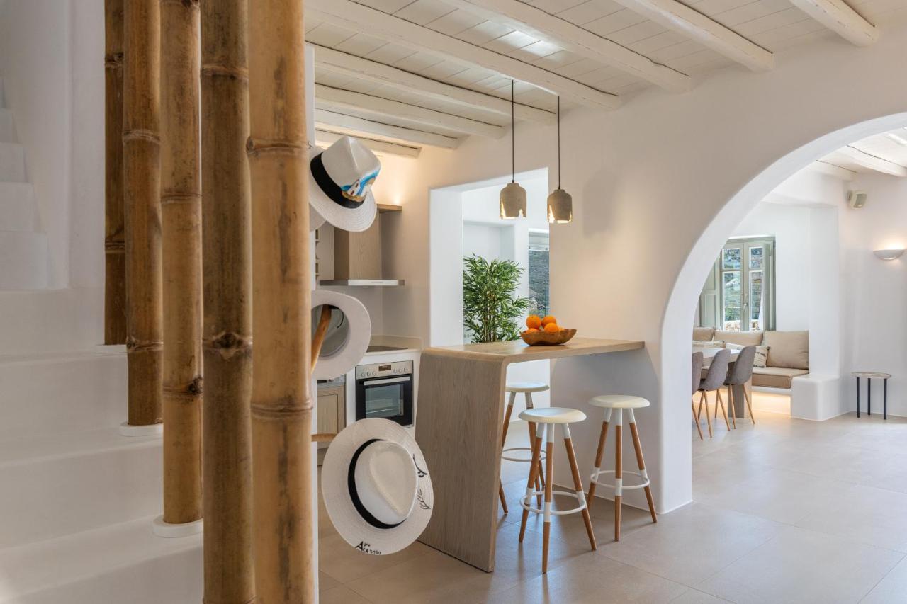 Mykonos Ag Villas In Ftelia Beach エクステリア 写真