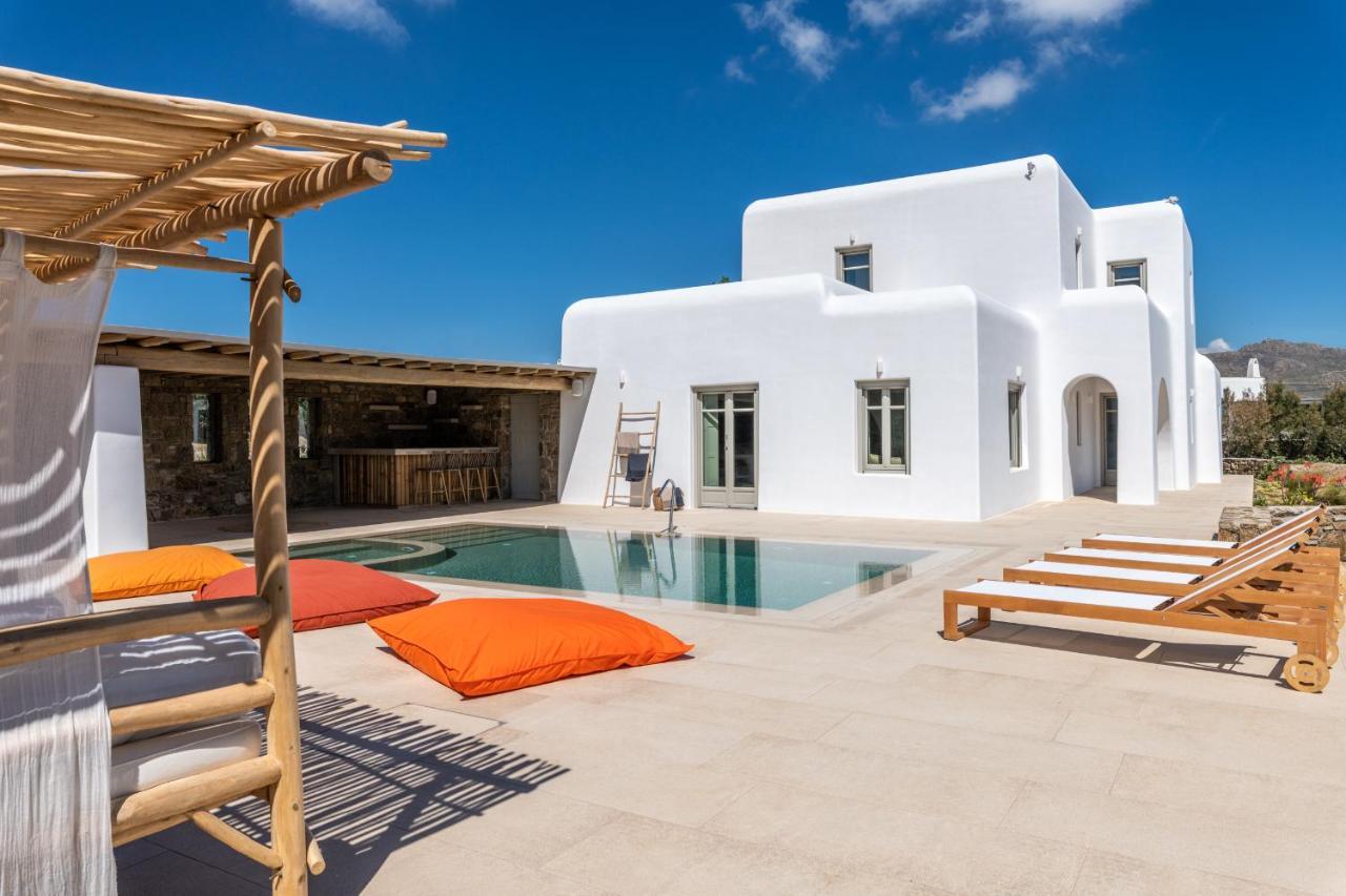 Mykonos Ag Villas In Ftelia Beach エクステリア 写真