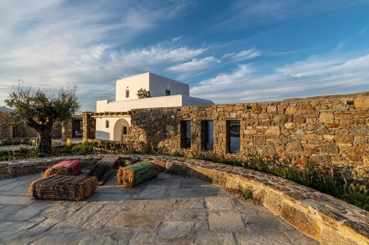 Mykonos Ag Villas In Ftelia Beach エクステリア 写真