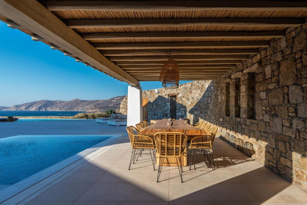 Mykonos Ag Villas In Ftelia Beach エクステリア 写真