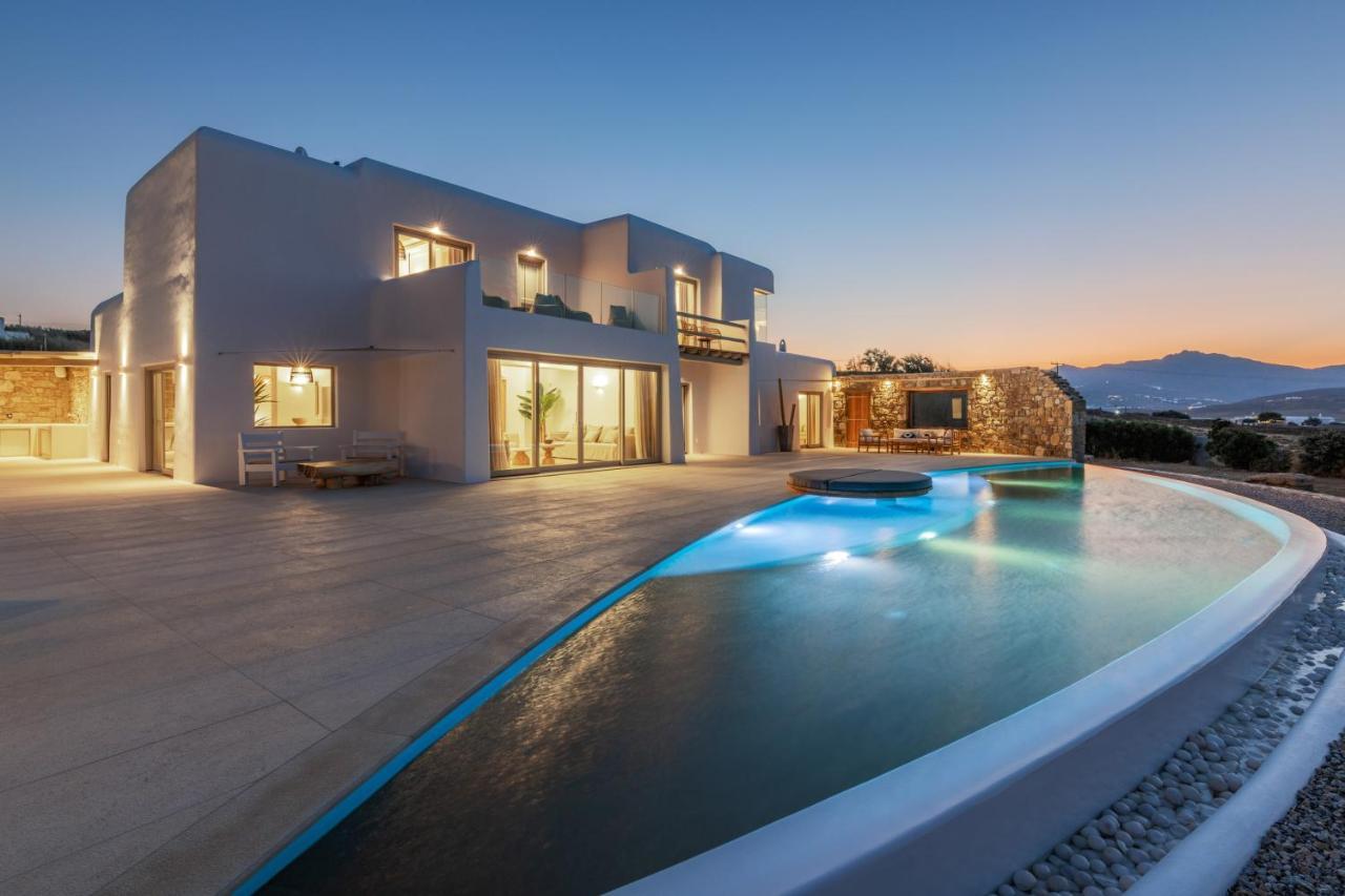 Mykonos Ag Villas In Ftelia Beach エクステリア 写真