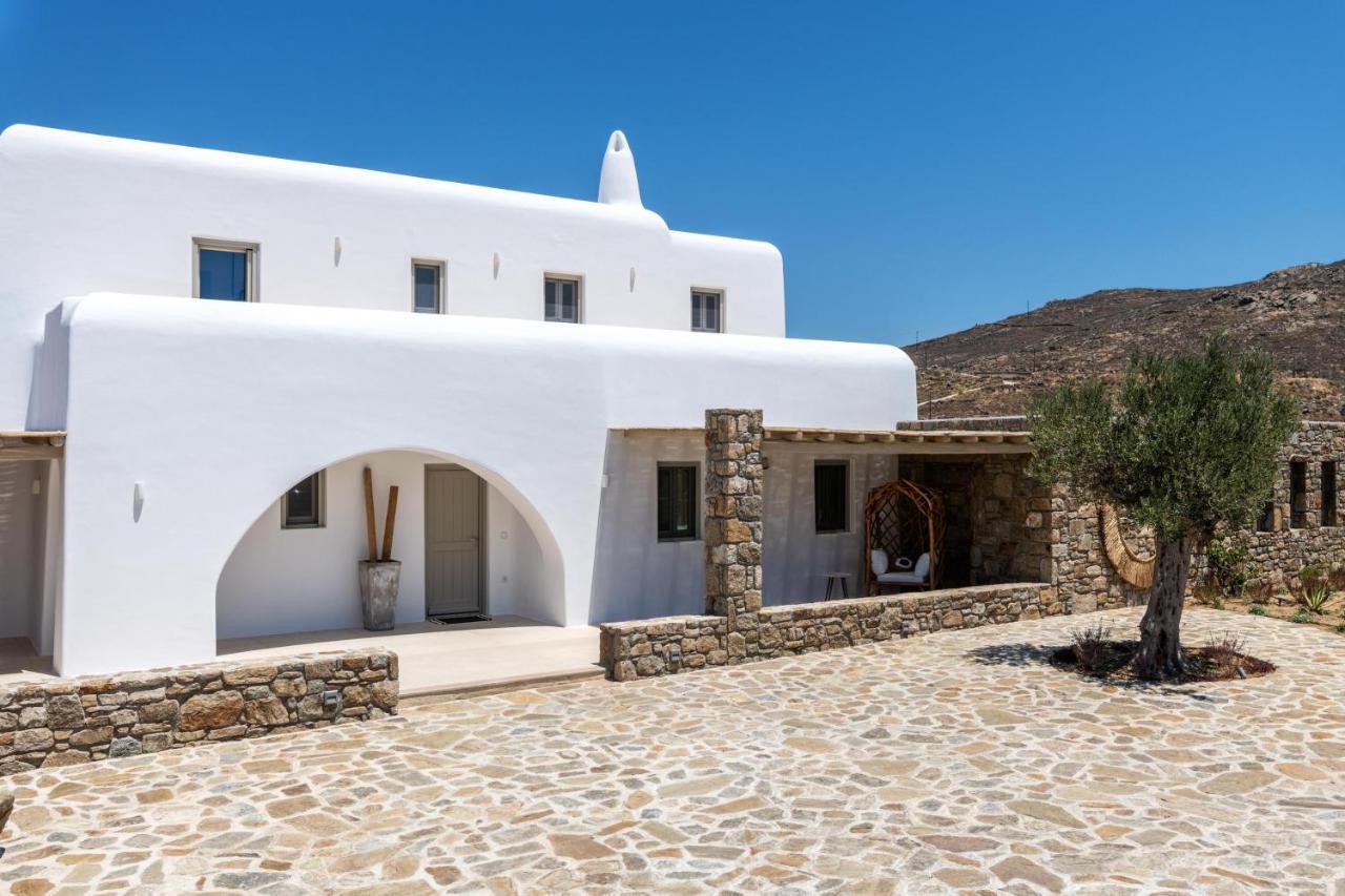 Mykonos Ag Villas In Ftelia Beach エクステリア 写真