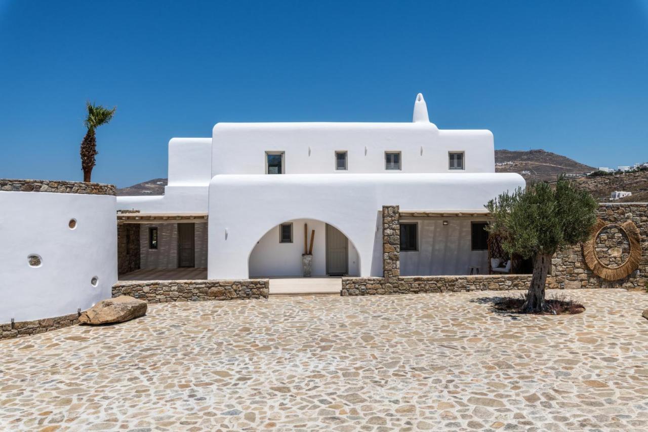 Mykonos Ag Villas In Ftelia Beach エクステリア 写真