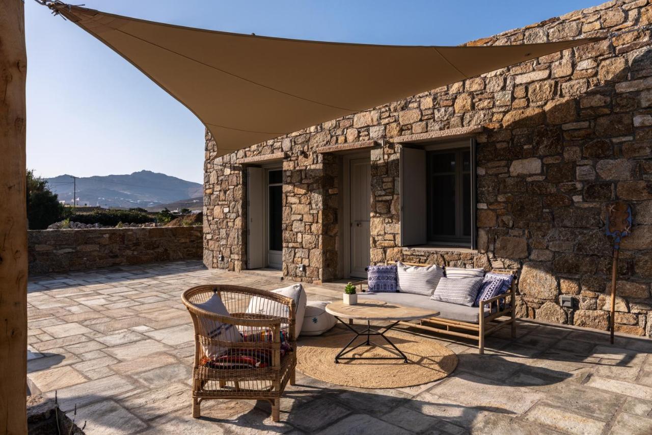 Mykonos Ag Villas In Ftelia Beach エクステリア 写真