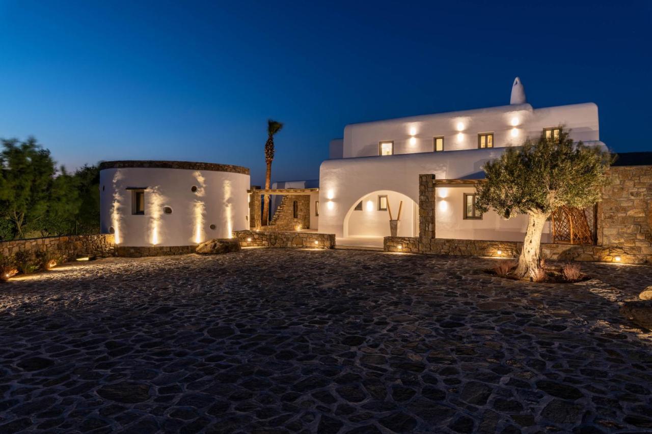 Mykonos Ag Villas In Ftelia Beach エクステリア 写真