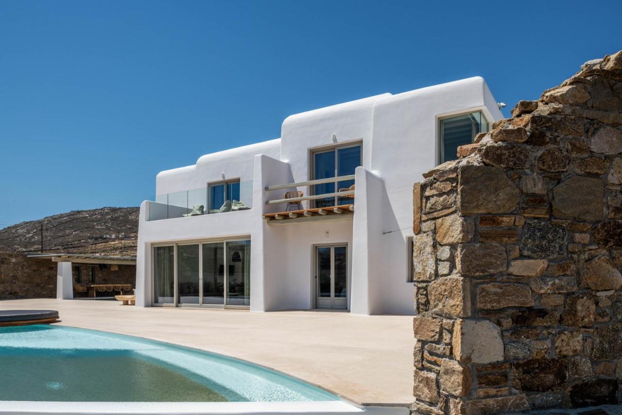 Mykonos Ag Villas In Ftelia Beach エクステリア 写真